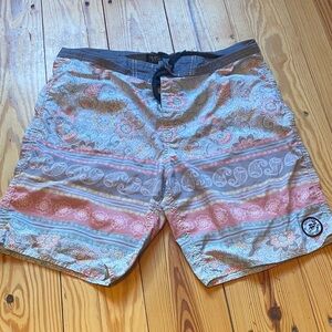 Stylish Paisley Swim Board Shorts